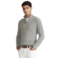 Klassischer Zopfmusterpullover für Herren - Henry