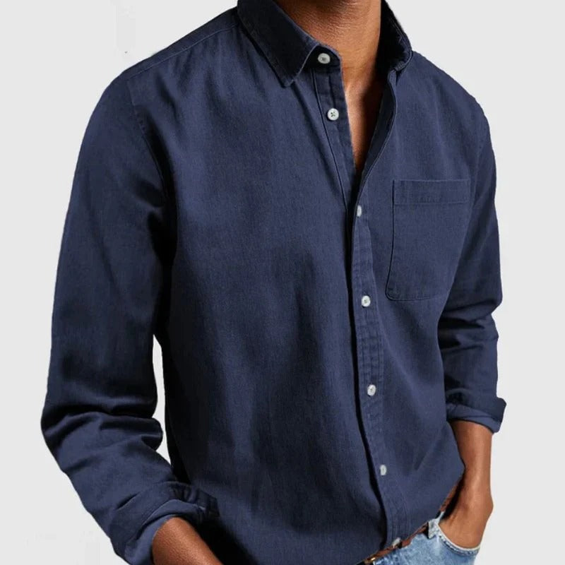 Heren Denim Overhemd – Dorian
