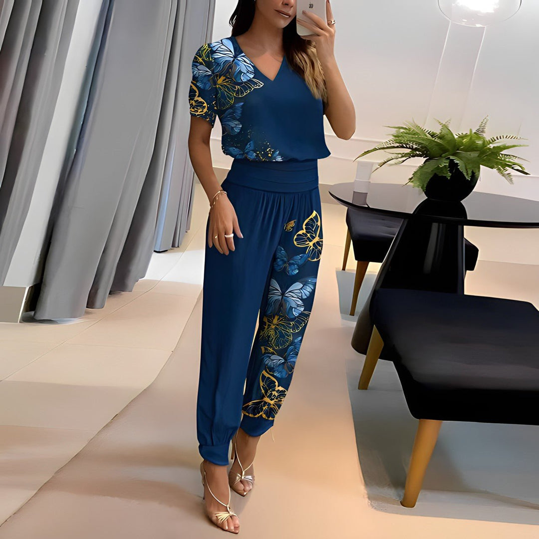 Ladies Set with Blouse and Pants – Aurora