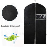 Breathable garment bag set – 5-pack clothing storage covers with window (1+1 FREE)