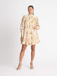 Mini Shirt Dress with Lace Trim – Sylvie
