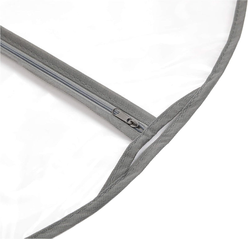 PEVA Clothing Storage Cover Set – 5-Pack Dust Covers with Zipper (Buy 1, Get 1 FREE)