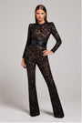 Stilvoller Abend-Jumpsuit mit V-Ausschnitt – Juliette