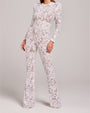 Stilvoller Abend-Jumpsuit mit V-Ausschnitt – Juliette