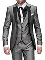 Men's Elegant Three-Piece Tailored Occasion Suit Set 3