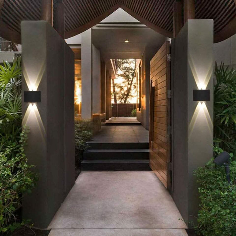 Waterproof LED Outdoor Wall Light – Sleek Aluminum Energy-Saving Fixture 3