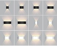 Waterproof LED Outdoor Wall Light – Sleek Aluminum Energy-Saving Fixture 2
