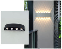 Waterproof LED Outdoor Wall Light – Sleek Aluminum Energy-Saving Fixture 6