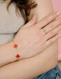 KLEEBLATT FÜNF ARMBAND