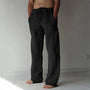 Weite Herren-Leinenhose mit weitem Schnitt für den Sommer - Elias