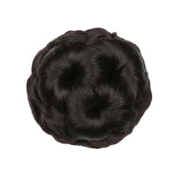 Blumenförmige Haarklammer mit Hairextension – Fiora