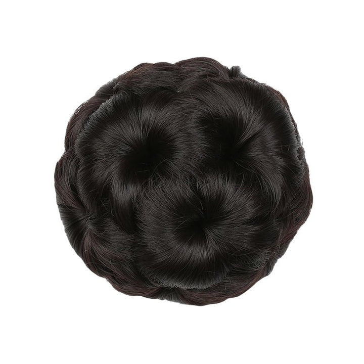 Blumenförmige Haarklammer mit Hairextension – Fiora