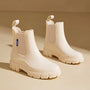 Damen Regenstiefel halbhoch wasserdicht mit rutschfester Sohle – Selora