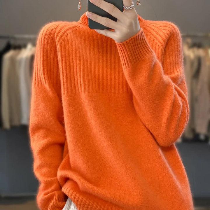 Trendiger Rollkragenpullover für Damen - Serena