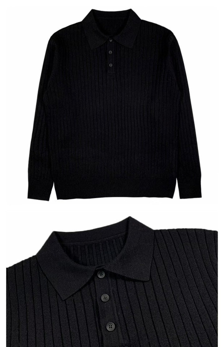 Trendiger Herren-Herbst-Polopullover - Oliver