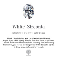 White Opal & Zirconia Cloverleaf Earrings - Elara