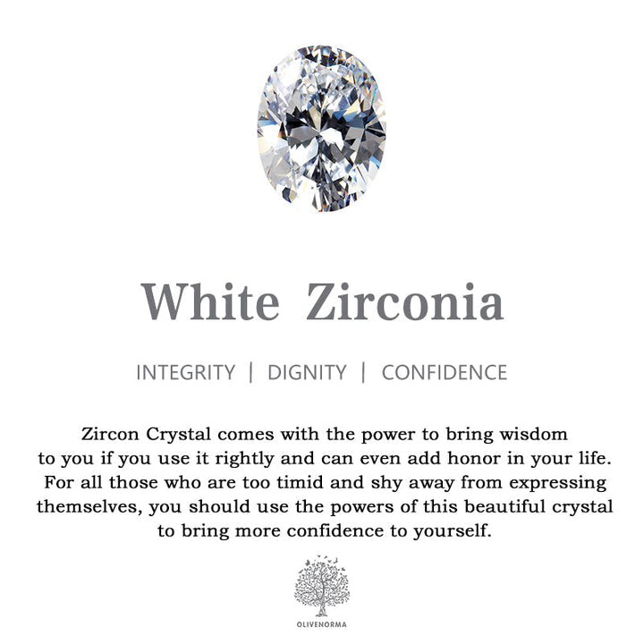 White Opal & Zirconia Cloverleaf Earrings - Elara