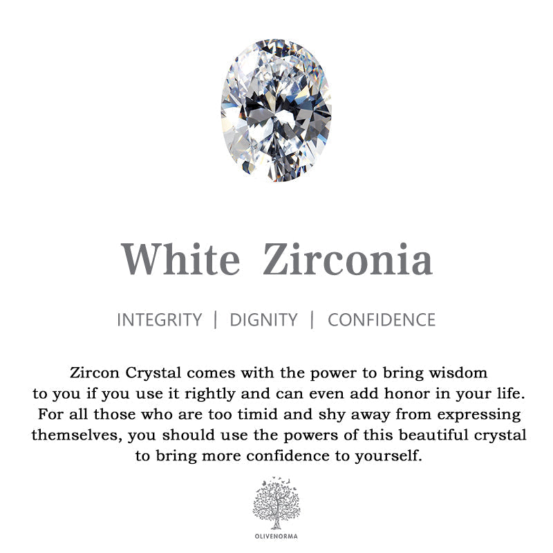 White Opal & Zirconia Cloverleaf Earrings - Elara