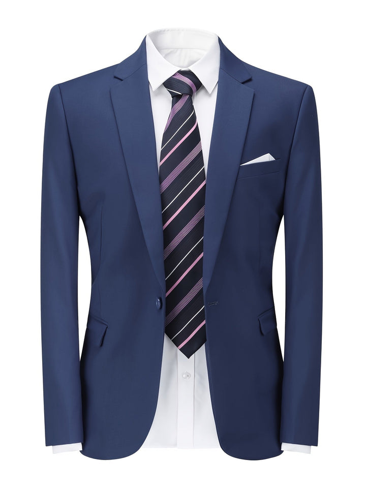 Klassischer einfarbiger Herrenblazer - Floris