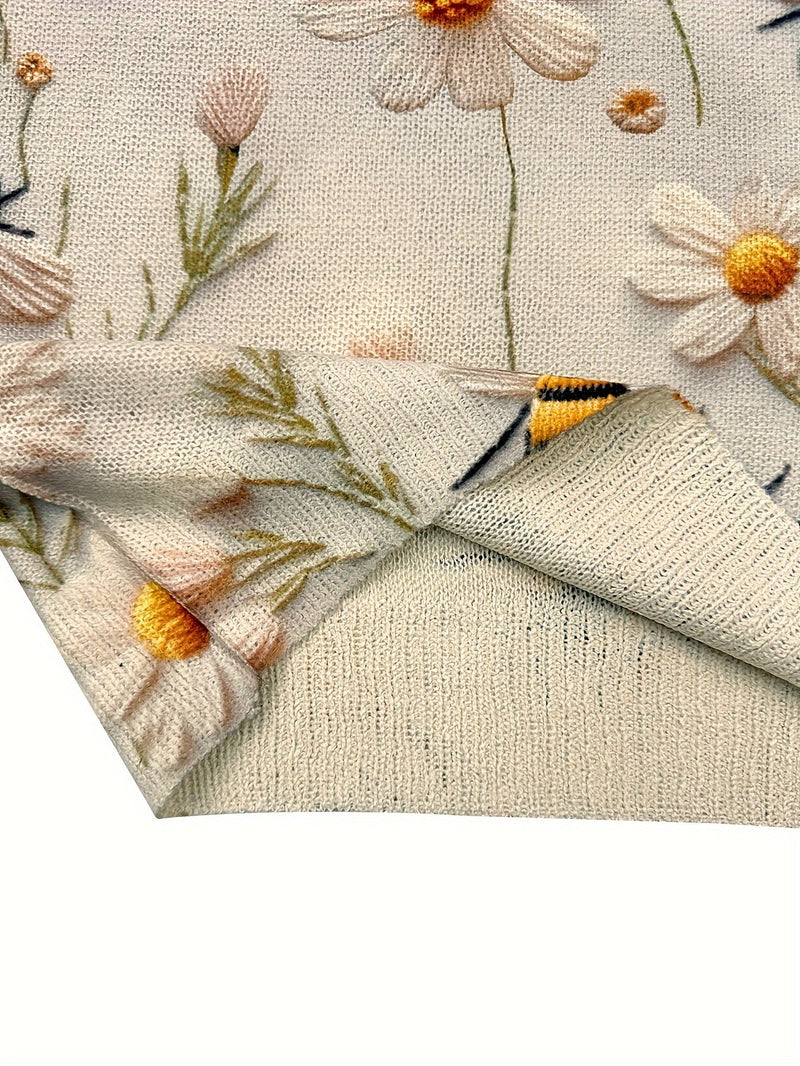 Trendiger Damen Pullover mit Bienenmuster - Sophie