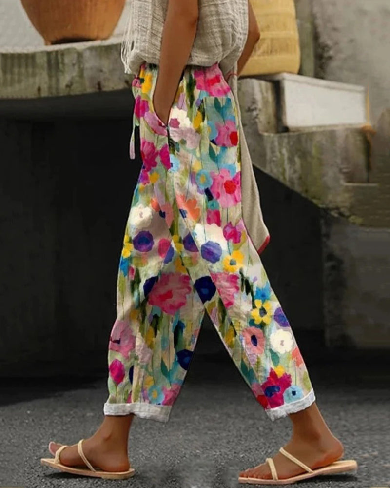 Fröhlich Bunte Damen Jogginghose - Juno