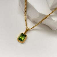 Vintage Edelsteinkette - Celeste