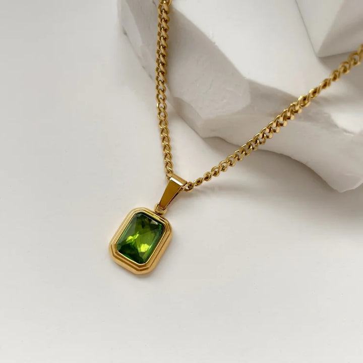 Vintage Edelsteinkette - Celeste
