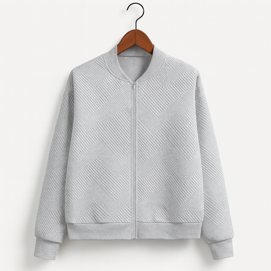 Stilvolle Damen-Zip-Up-Jacke – Rivka