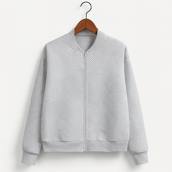 Stilvolle Damen-Zip-Up-Jacke – Rivka