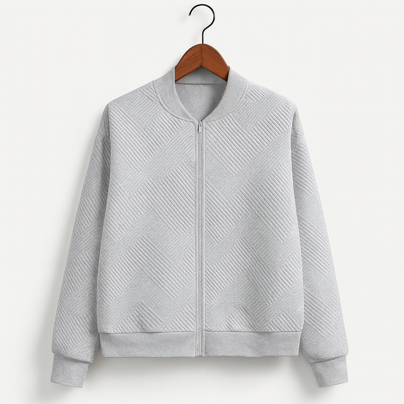 Stilvolle Damen-Zip-Up-Jacke – Rivka