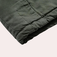 Gefütterte Herren-Winterjacke mit warmer Kapuze - Logan
