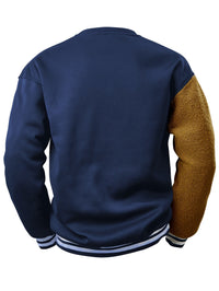 Herren Sweatshirt mit Gesticktem Cartoonbär - Jasper