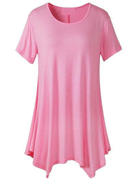 Locker sitzendes Damen-T-Shirt mit kurzen Ärmeln – Taryn