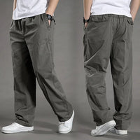 Gerade Herren Cargohose mit elastischem Bund - Odin