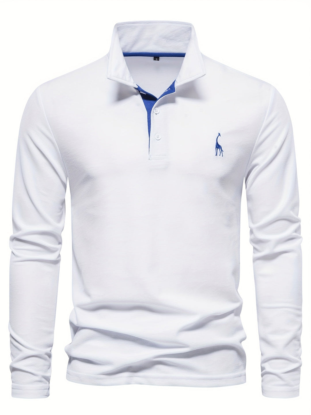 Bequemer Herren Polo mit Langen Ärmeln