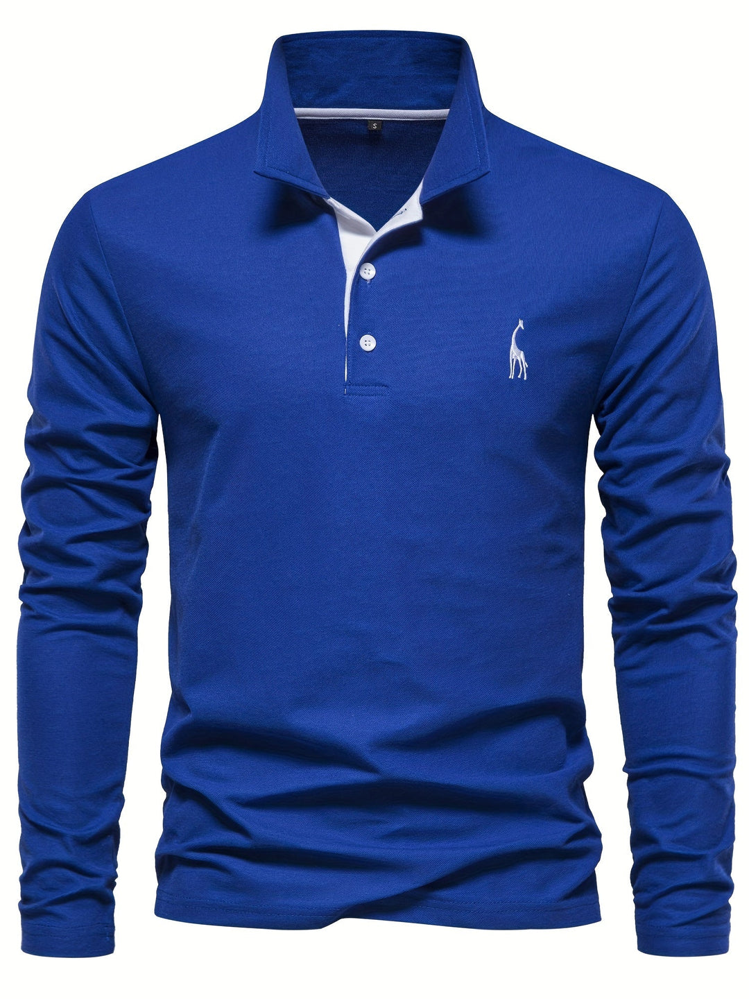 Bequemer Herren Polo mit Langen Ärmeln