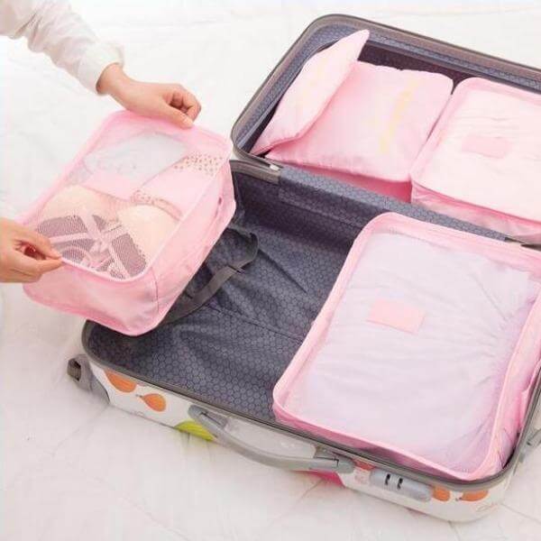 Gepäck-Organizer-Set (2-teilig) – platzsparende Reisetaschen