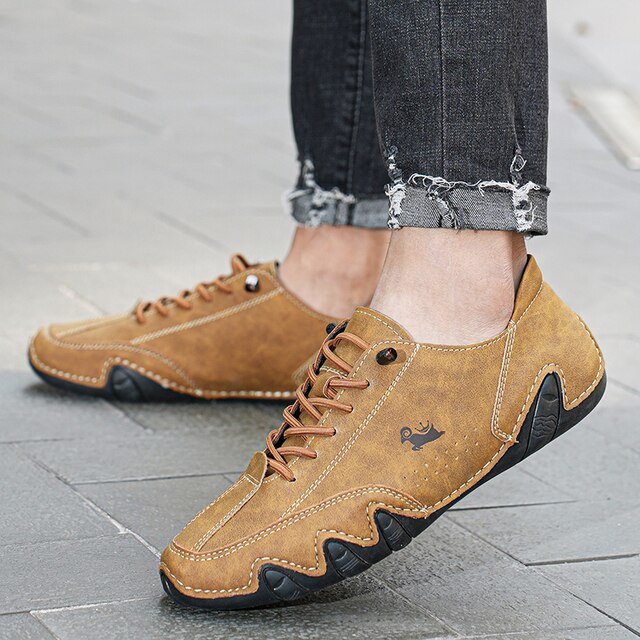 Unisex Leder Barfußschuhe – BareMotion