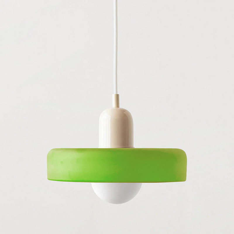 Bauhaus Colored Glass Pendant Light 21