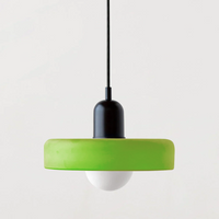Bauhaus Colored Glass Pendant Light 20