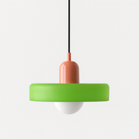Bauhaus Colored Glass Pendant Light 24