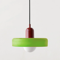 Bauhaus Colored Glass Pendant Light 19