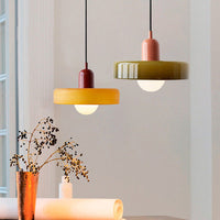 Bauhaus Colored Glass Pendant Light 38