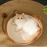 Handgeweven Katoenen Touwbed voor Katten - CozyNest