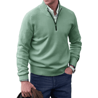 Kaschmirpullover mit Reißverschluss - Mason