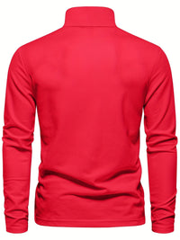 Bequemer Herren Polo mit Langen Ärmeln