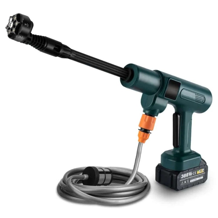 Draadloze hogedrukreiniger voor Auto & Tuin – HydroSwift