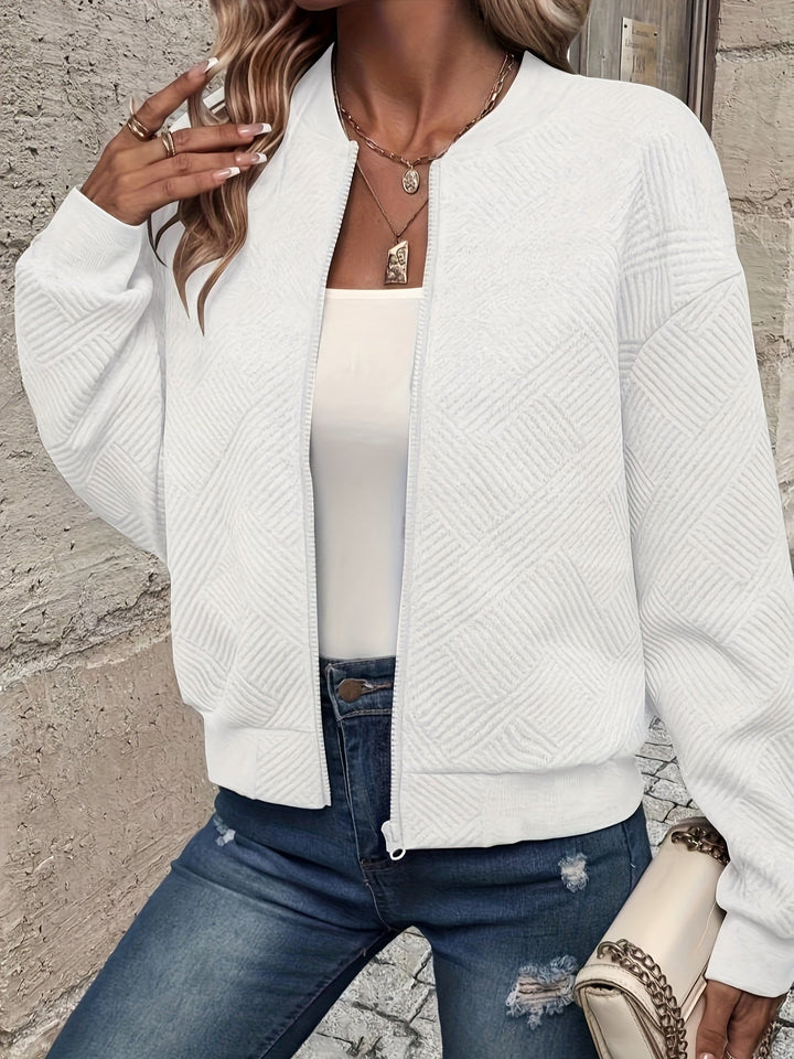 Stilvolle Damen-Zip-Up-Jacke – Rivka