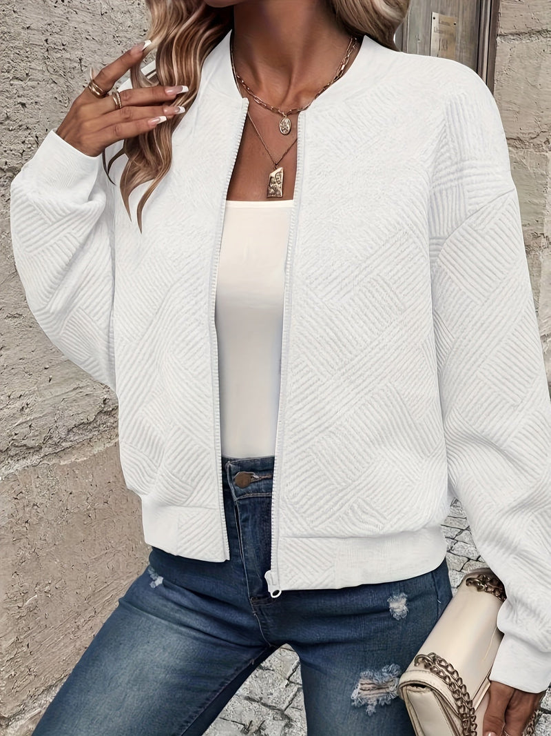 Stilvolle Damen-Zip-Up-Jacke – Rivka