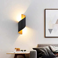 Moderne Spiral-LED-Wandleuchte - TwistLight